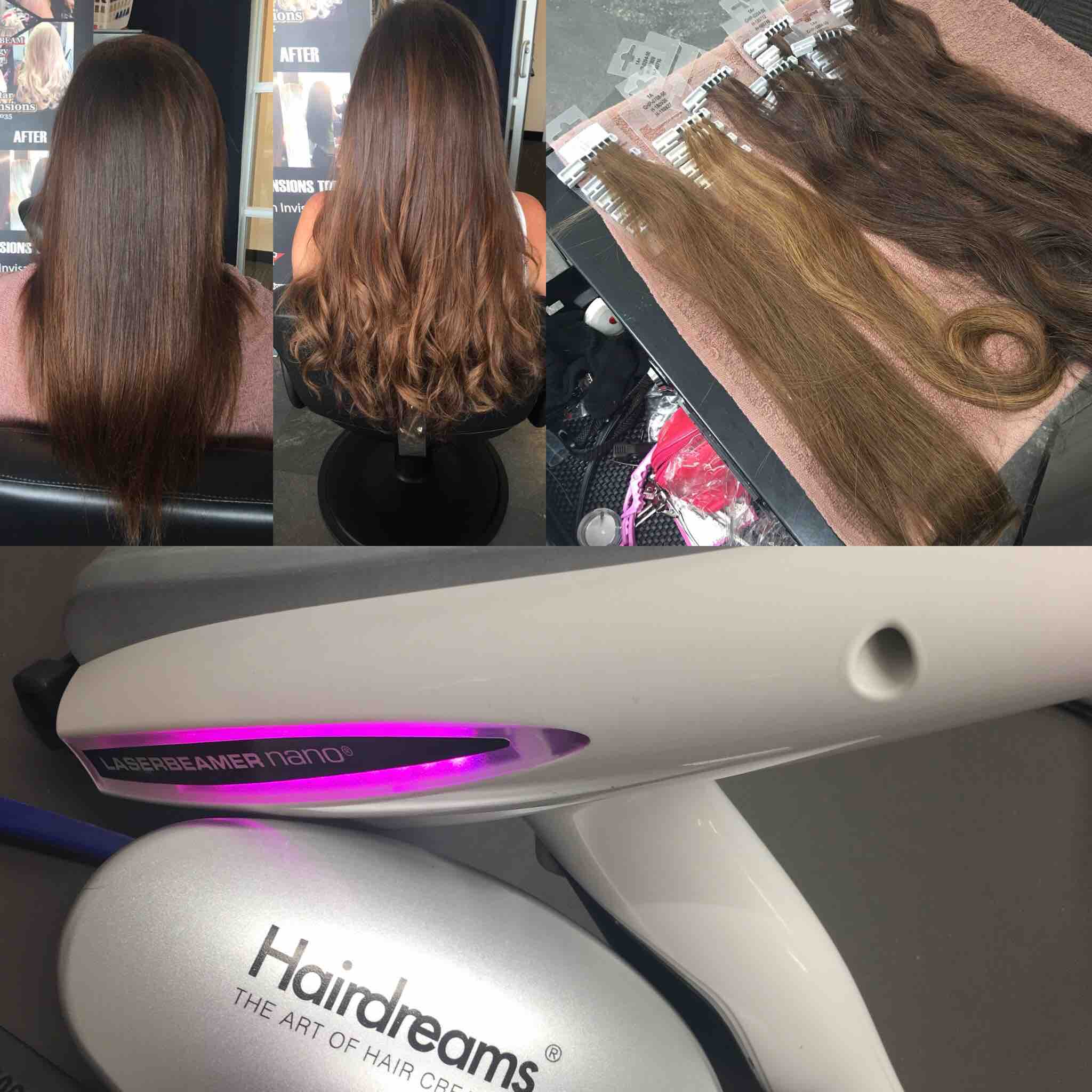 Nano Hair Extensions Installation