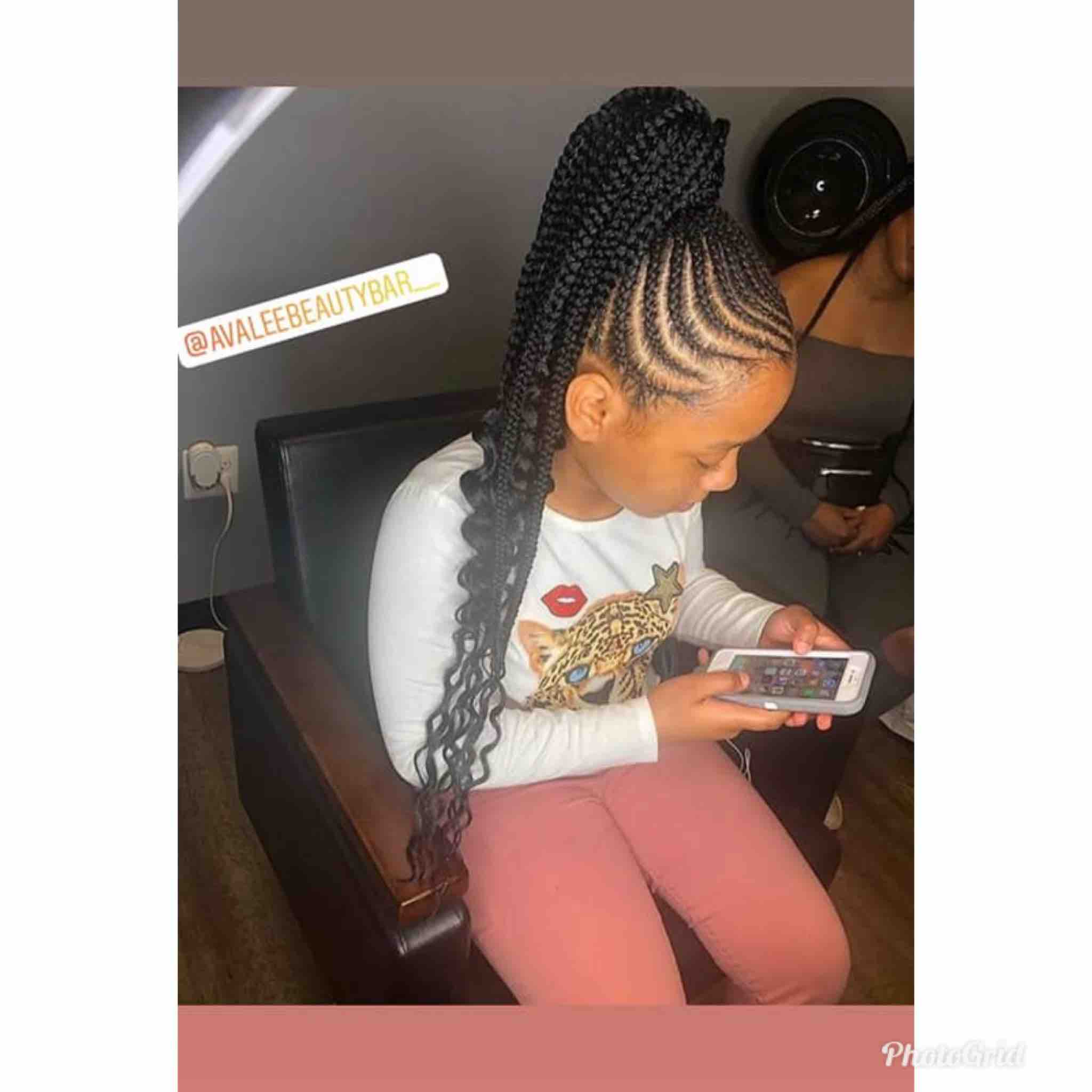 Kids Crochet Braided Ponytail