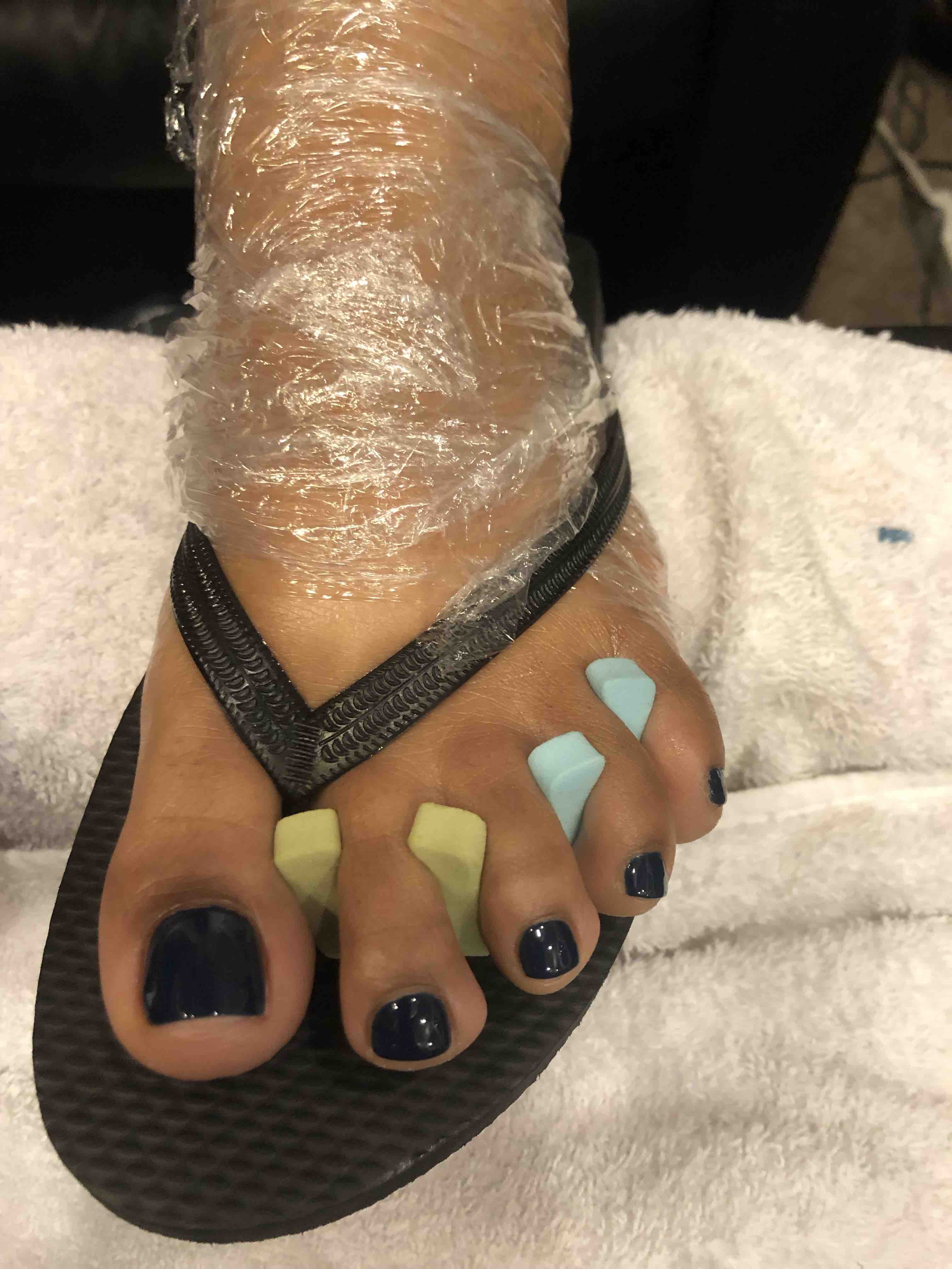 Pedicure Polish Change