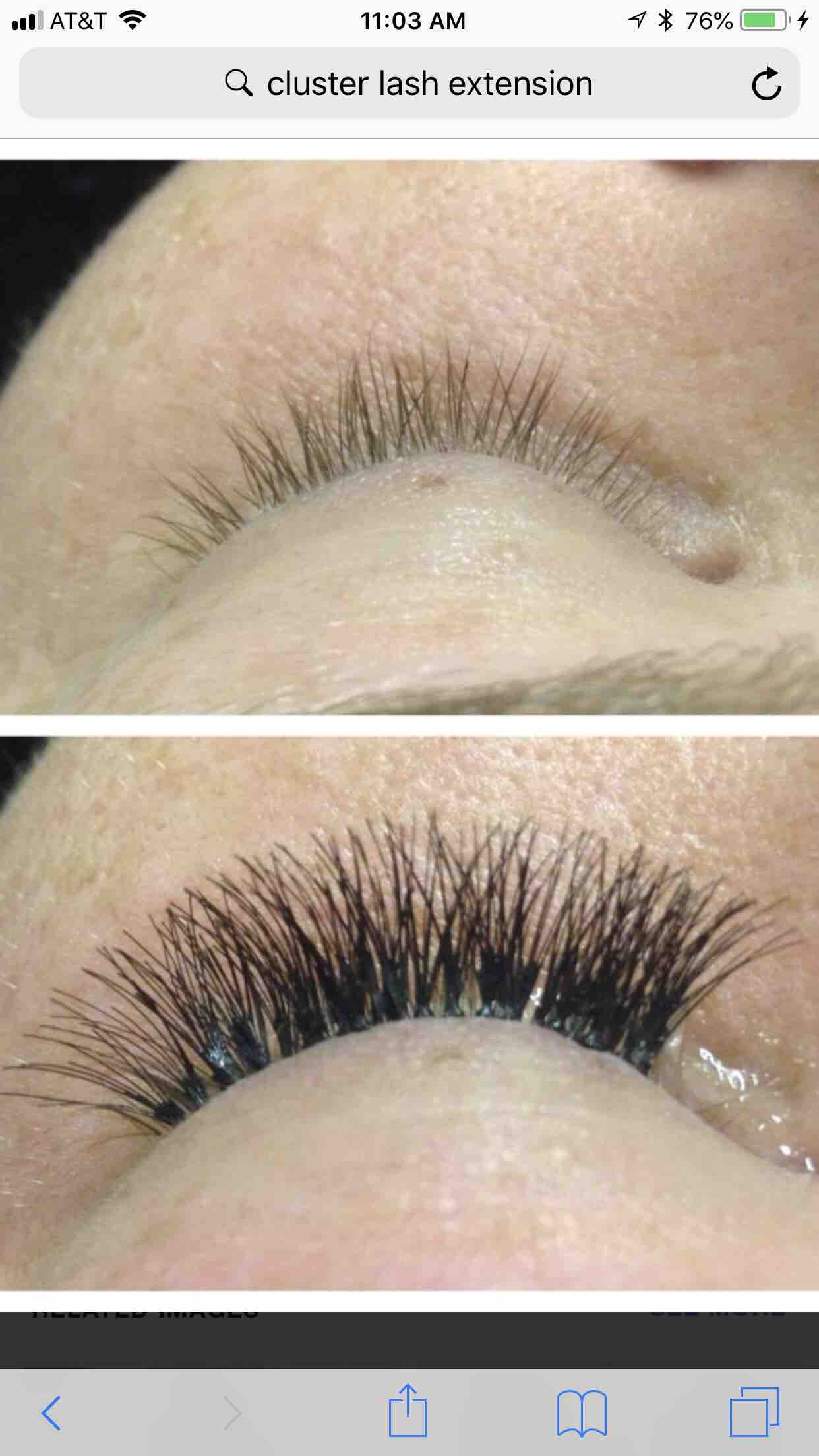 Eyelash Clusters