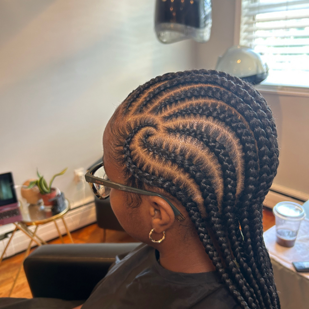 Custom Braids w/ Extensions at Naya’s Chair | Holistic Hair Care in Washington, DC