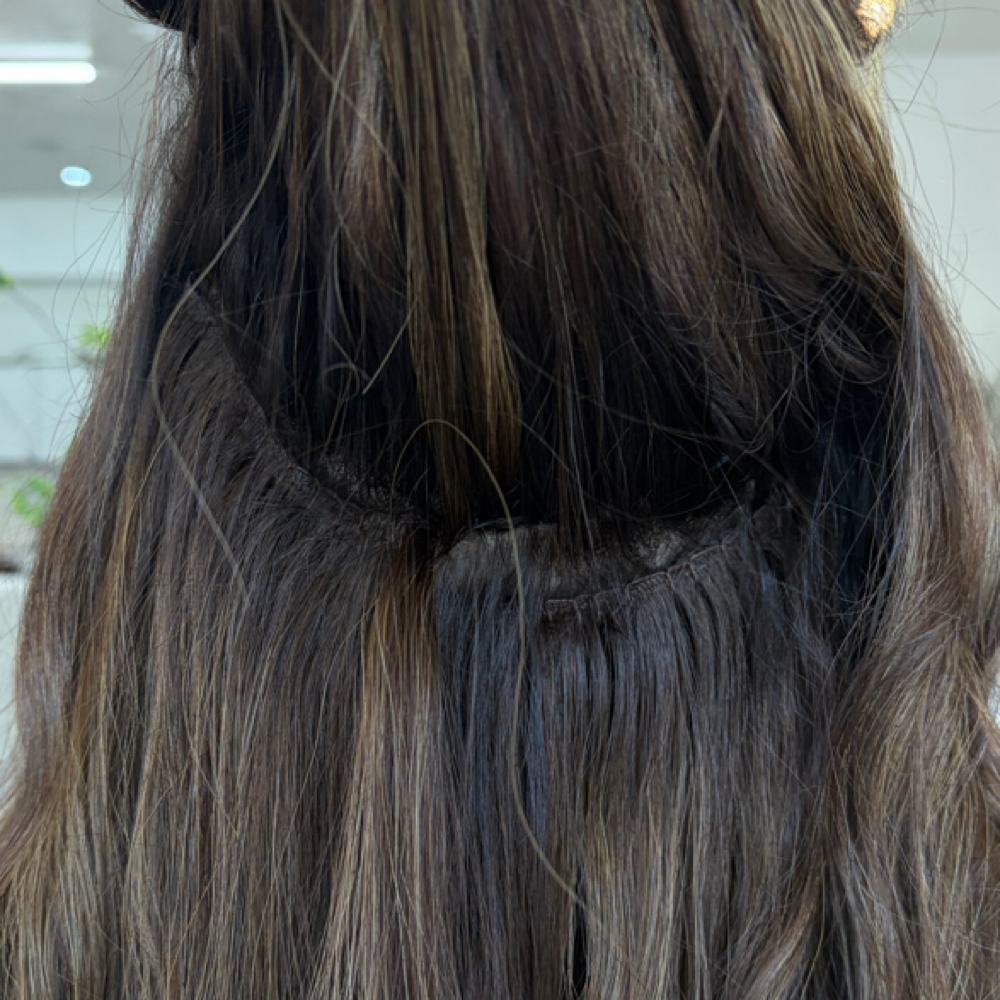 2 Row Extension Install at Hair By Hal in Pleasant Grove, UT