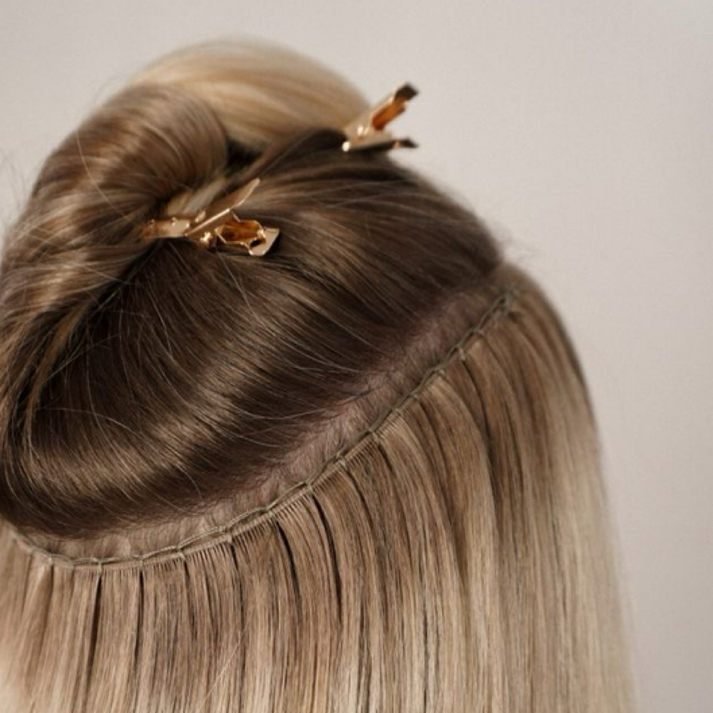 Hand-Tied Sew-In Extensions at Volume One Hair Studio in Hampden, ME