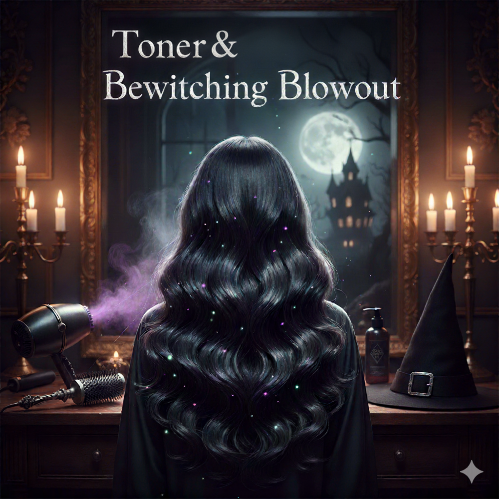 Toner & Bewitching Blowout🕸️ at Saigetheestylist in Mobile, AL