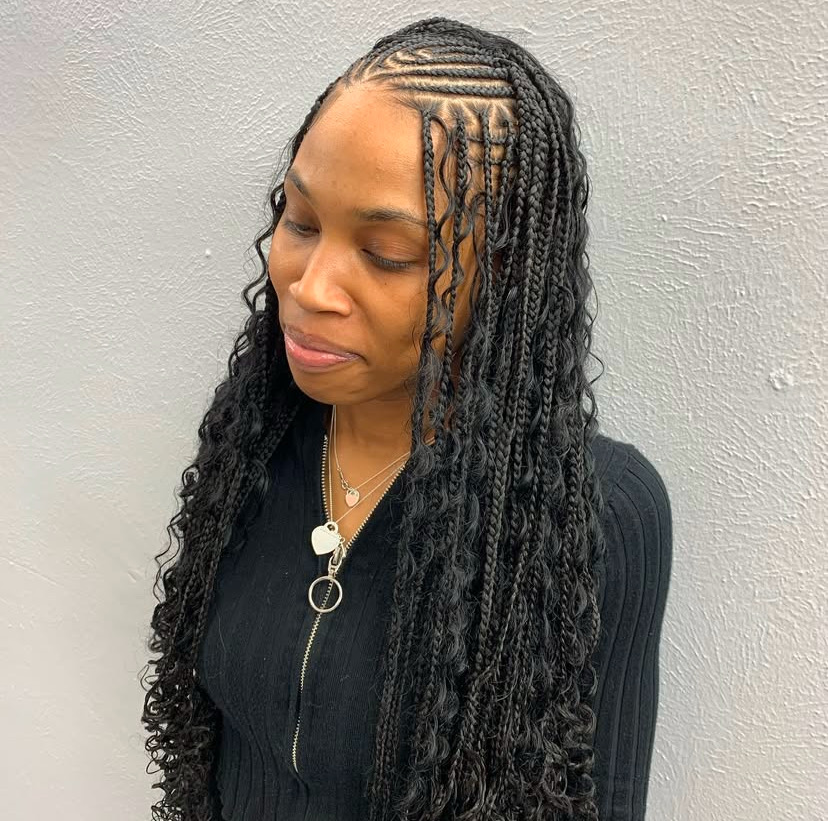 Fulani Braids at Her Mane Studio in Houston, TX