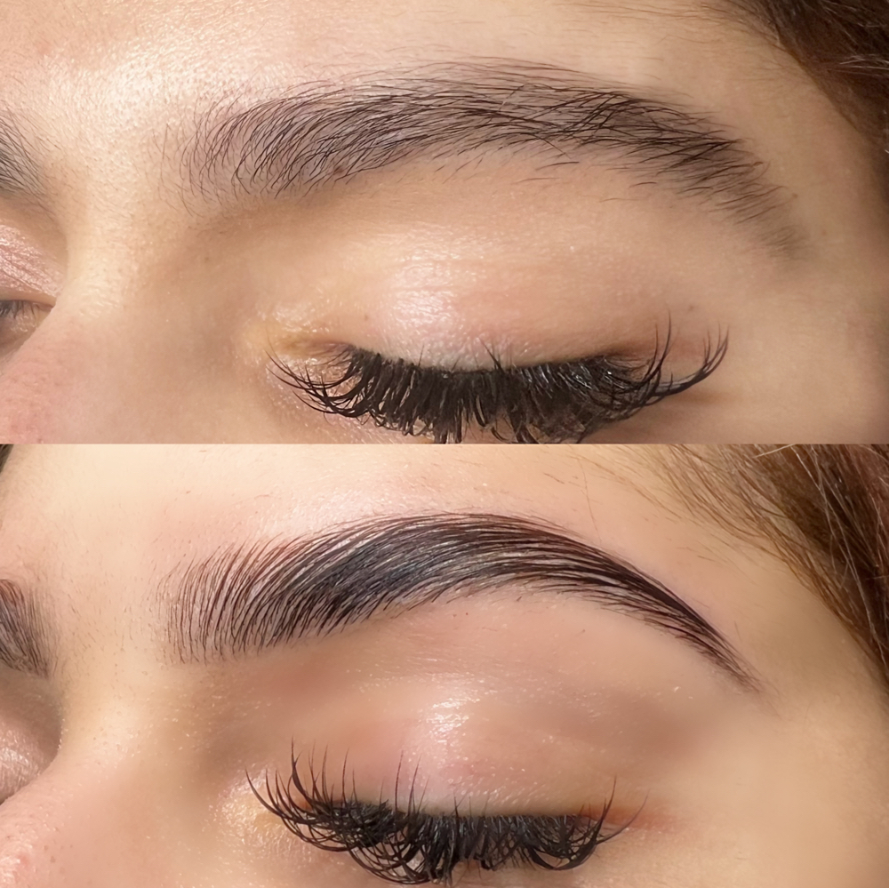 Brow Lamination , Tint & Brow Shape