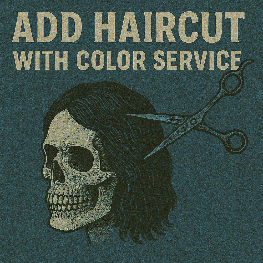 Add On Haircut W/ Color Service