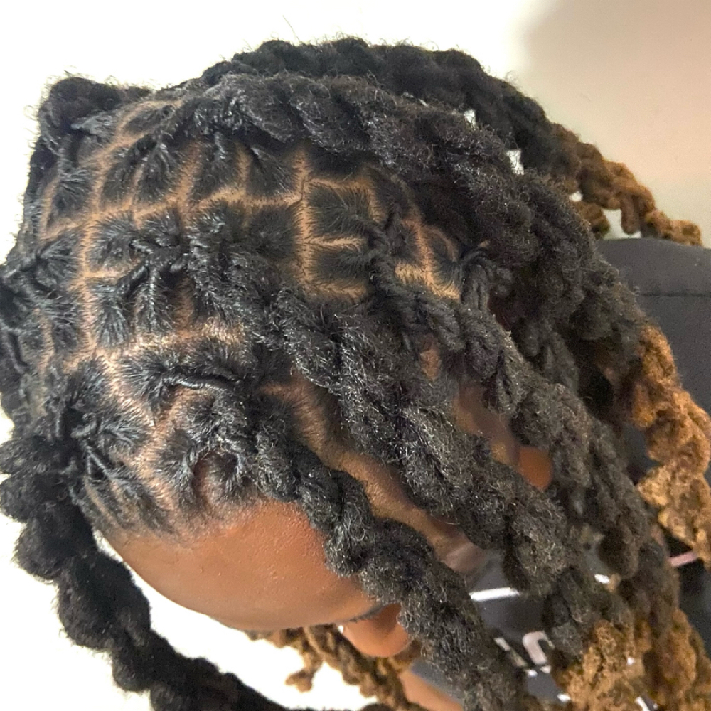Loc Retwist + Jumbo Twist Style at The Prophet’s Daughter in Byram, MS