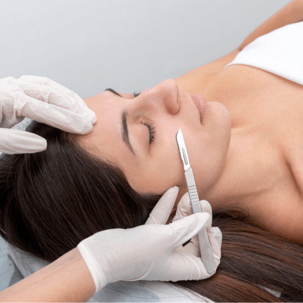 DERMAPLANING FACIAL at Here She Glows Spa in Agoura Hills, CA