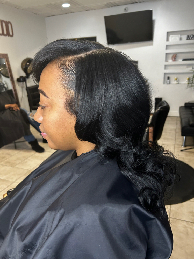 Silkpress With Added Hair For Fulln