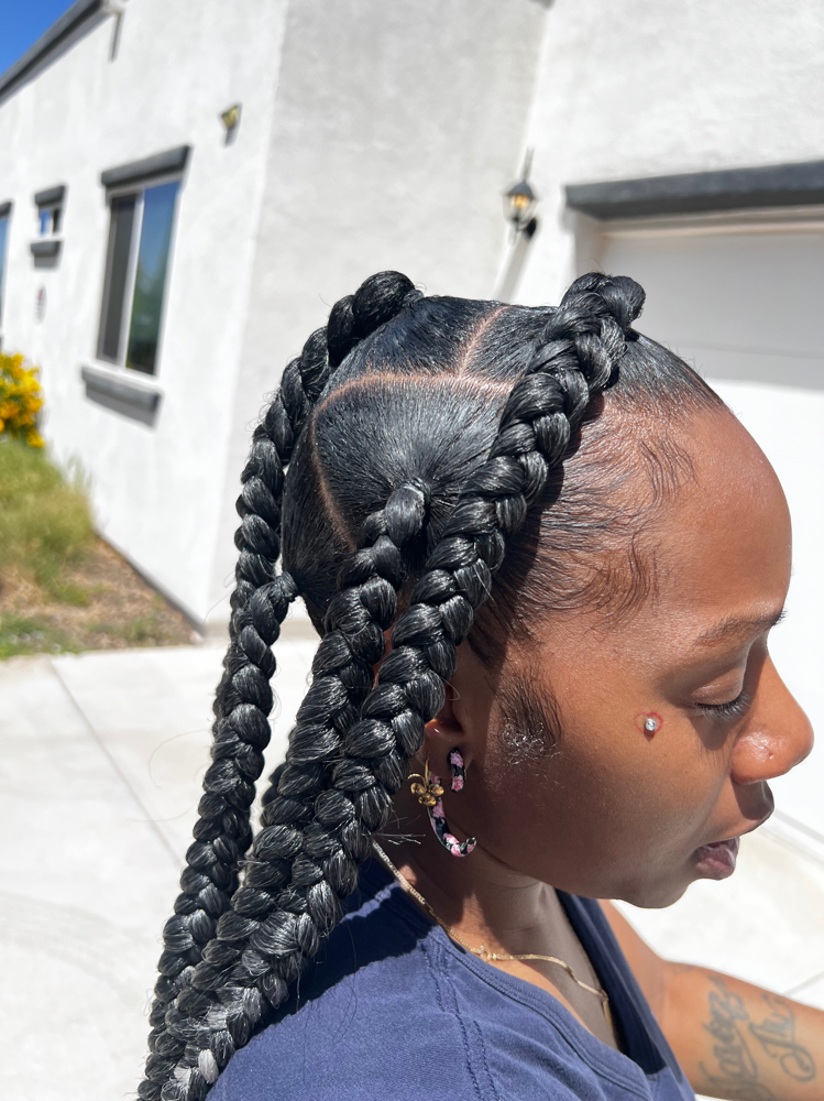 PonyTail Jumbo Knotless✨