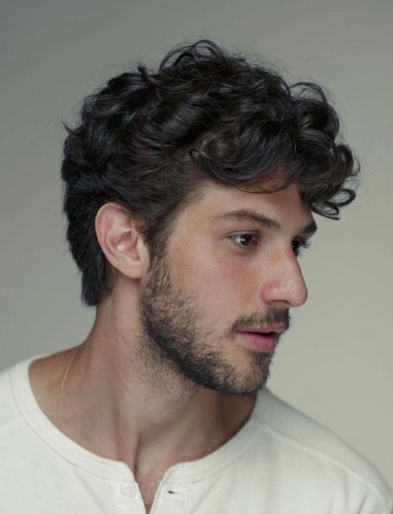 Men’s Curly Haircut