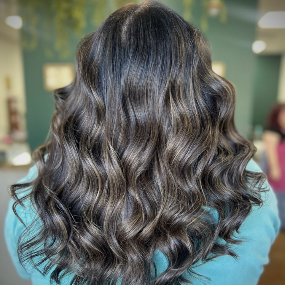 Partial Balayage w/ Root Touch Up at In His Design in D’Iberville, MS