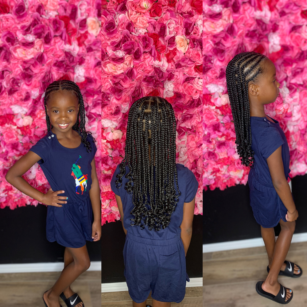 Medium Tribal Braids (Ages 4-10)