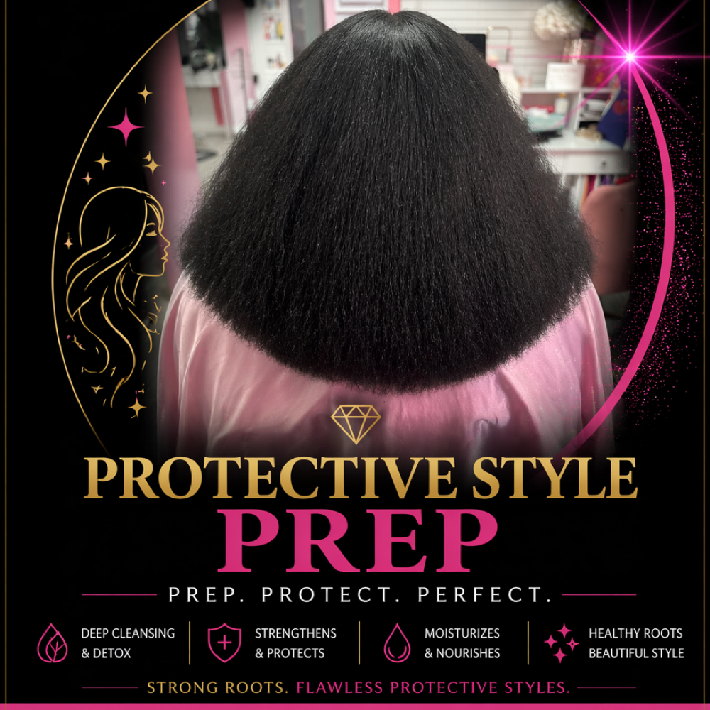 Protective Style Prep at Boss Savage Beauty in Muskegon Hts, MI