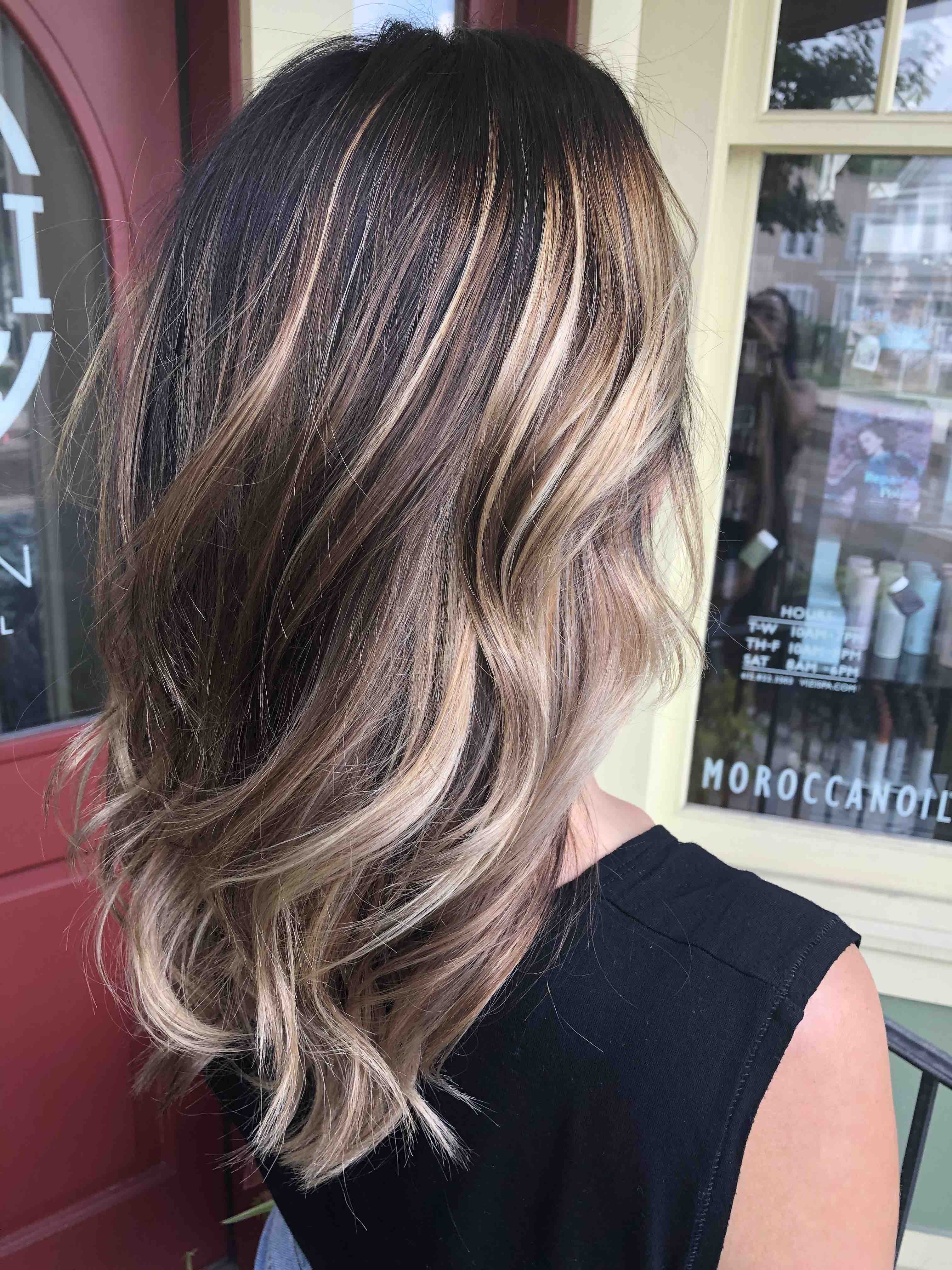 Partial balayage