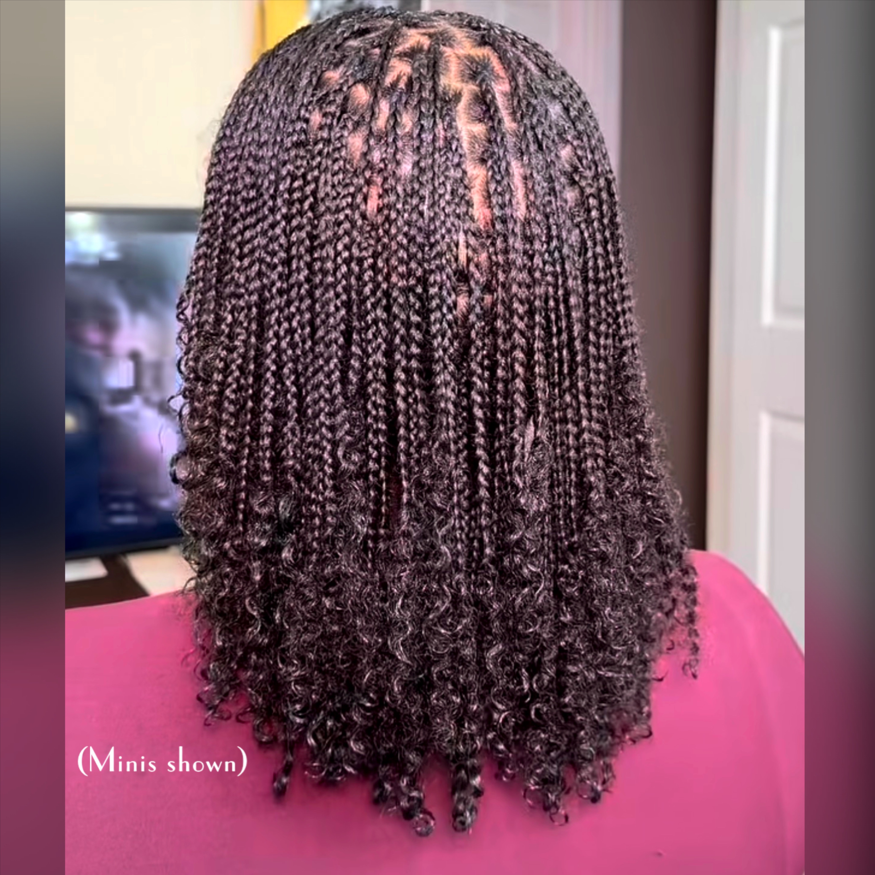 Mini Braids at Kinky Curly Beauty's Hair Studio in Douglasville, GA