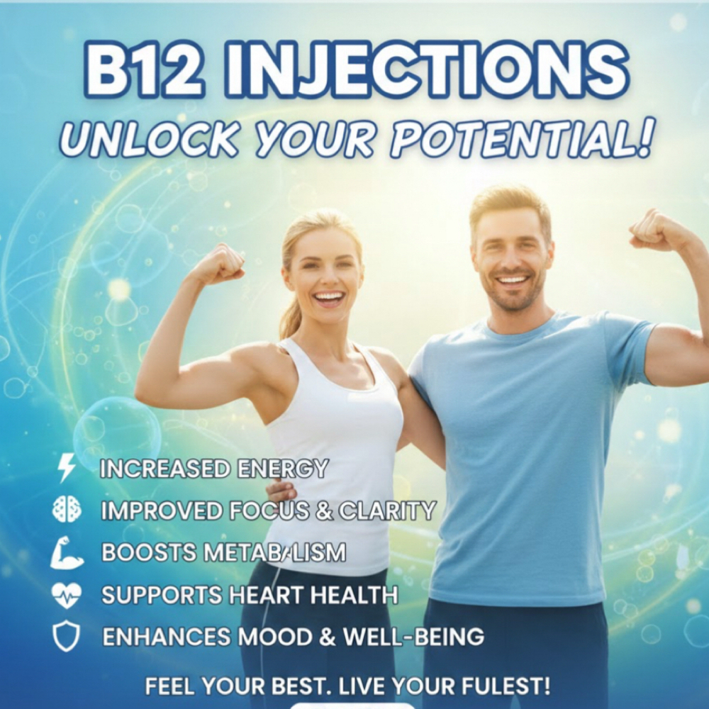 Vitamin B12 injection at Be Radiant Medical Spa in Muskego, WI