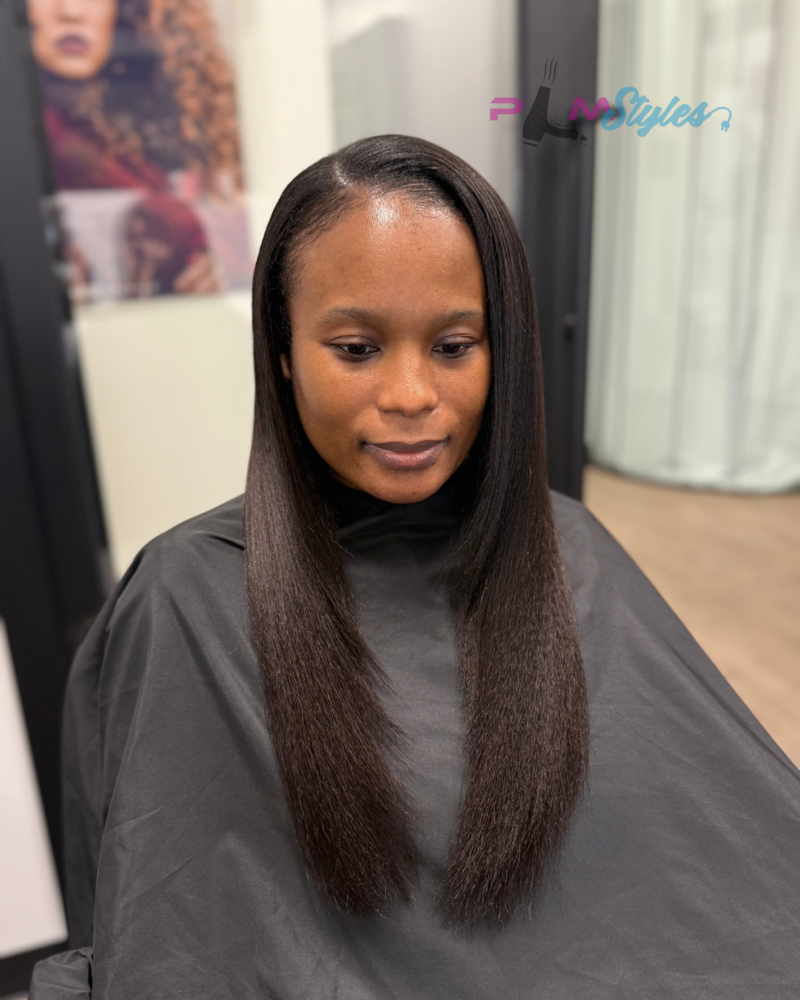 Sew-in On Natural Hair