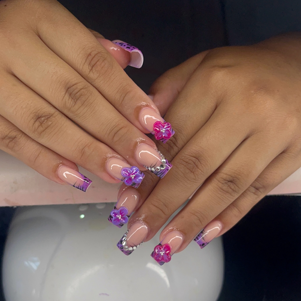 Medium Short Full Set at NailsbyJaida in Plainview, TX