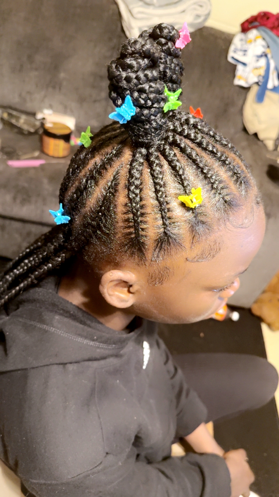Knotless w/ Design (kids) 10-12
