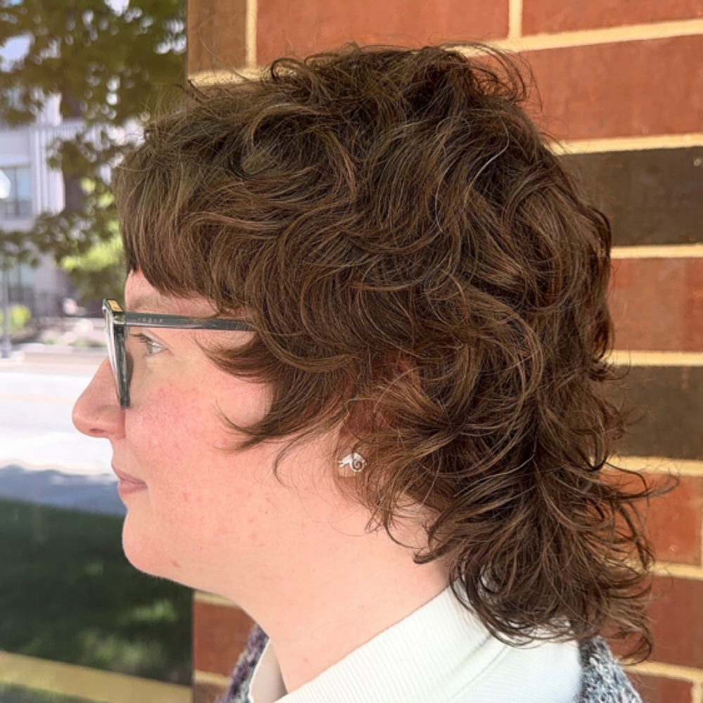 Creative Short Haircut at Dye By The Blade in Indianapolis, IN