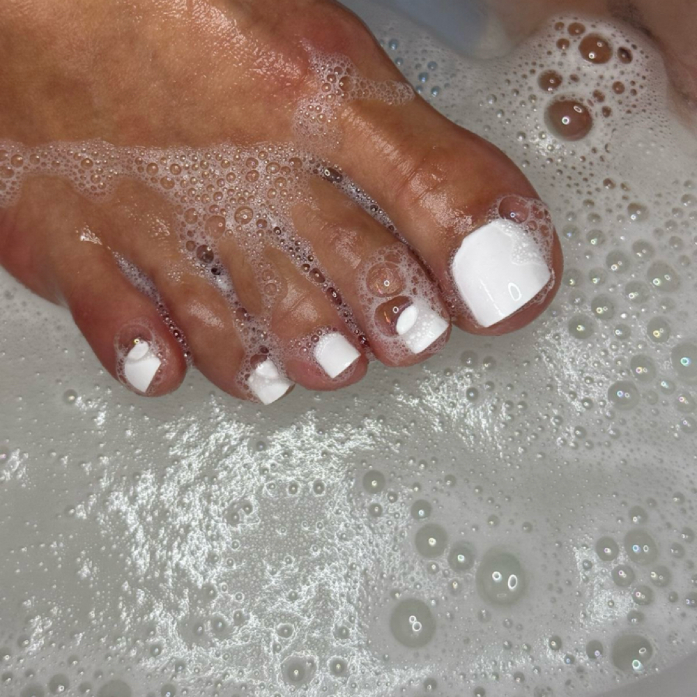 Sweet Vanilla Pedicure✨🤍 at Soft Glow Nails in Cheyenne, WY