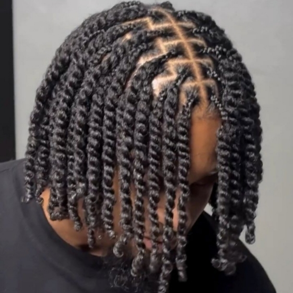 Men's Two Strans Twist at Billion Hairs Salon in Kansas City, KS