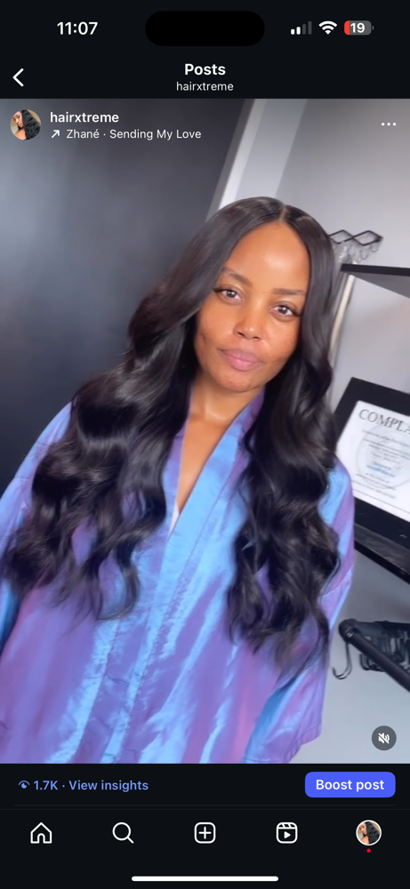 Lace Closure Sew In 3 Bundles at HairXtreme By: Ashli Necole in Katy, TX