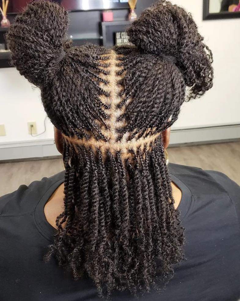 Micro Mini Twists/ Locs