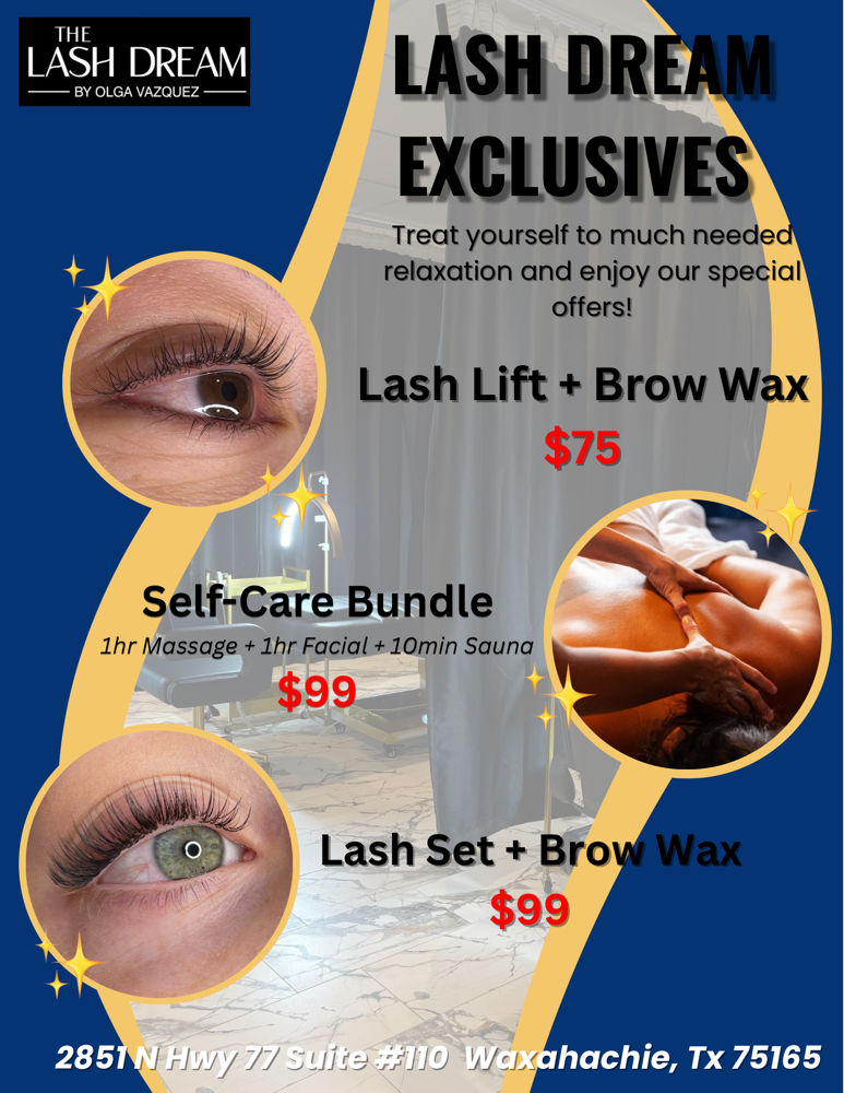 Lash Lift + Brow Wax Bundle