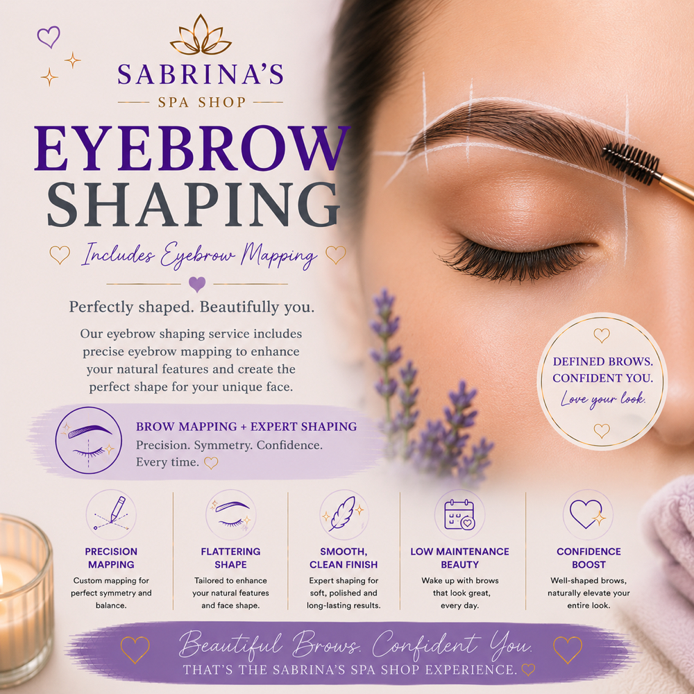 Eyebrow Shaping at Sabrina’s Spa Shop in Spring Hill, FL