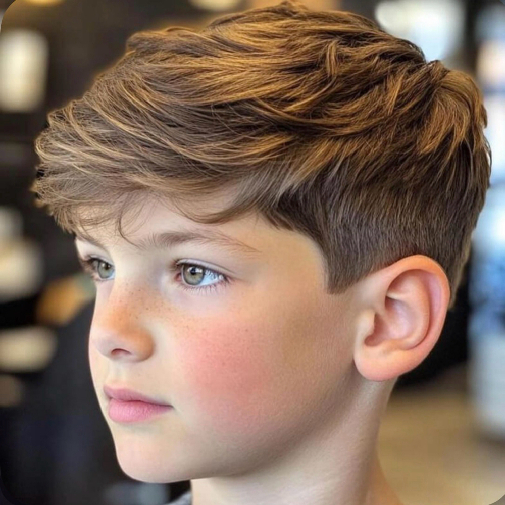 Boy’s Haircut at Gaby’s Styled Studio in The Woodlands, TX