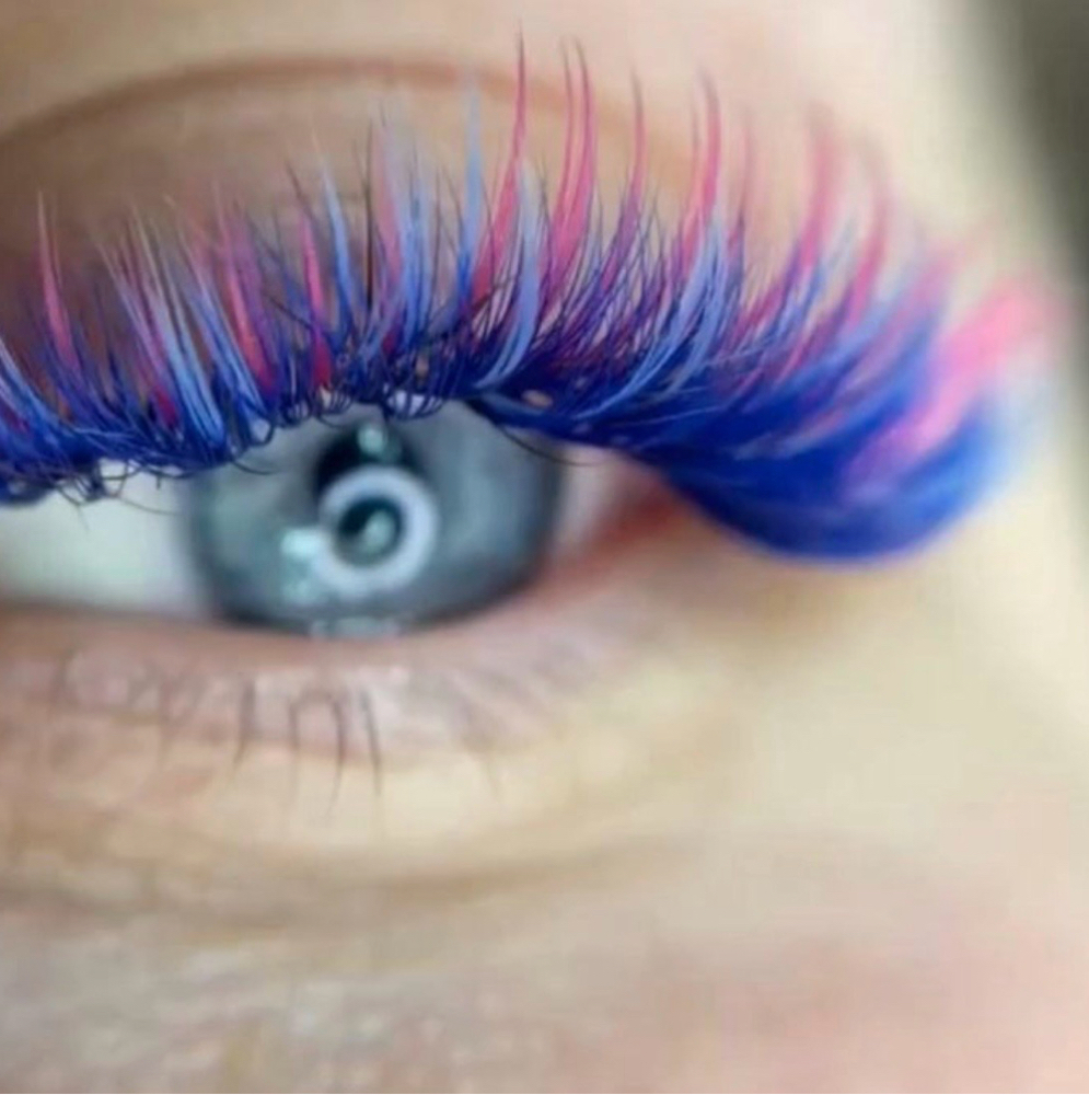 Color Lash Extensions- Set Add-on at Earth & Aura Esthetics LLC in Oakland, MD