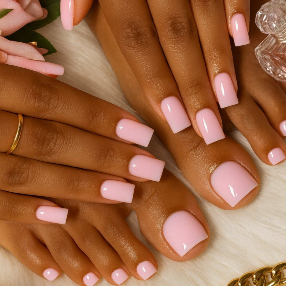 Basic Gel Mani And Pedi