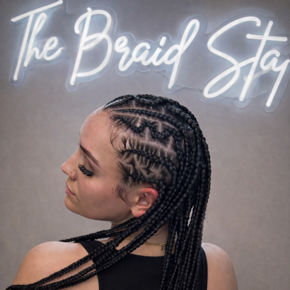 Fulani/Tribal Braids at The Braid Station in New Bedford, MA