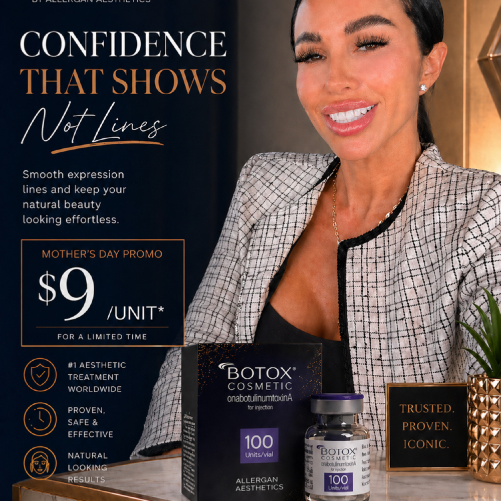 $9/40 units botoxMother’s Day Promo at SLS Laser Medspa in Ontario, CA