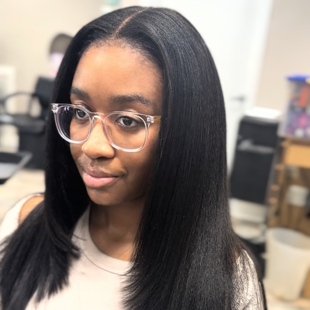 UPart Wig install at Ambrosia Extensions in Atlanta, GA