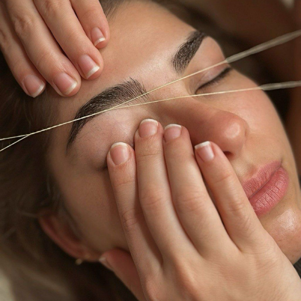 Threading at Sweet Touch Esthetics in Farmingdale, ME