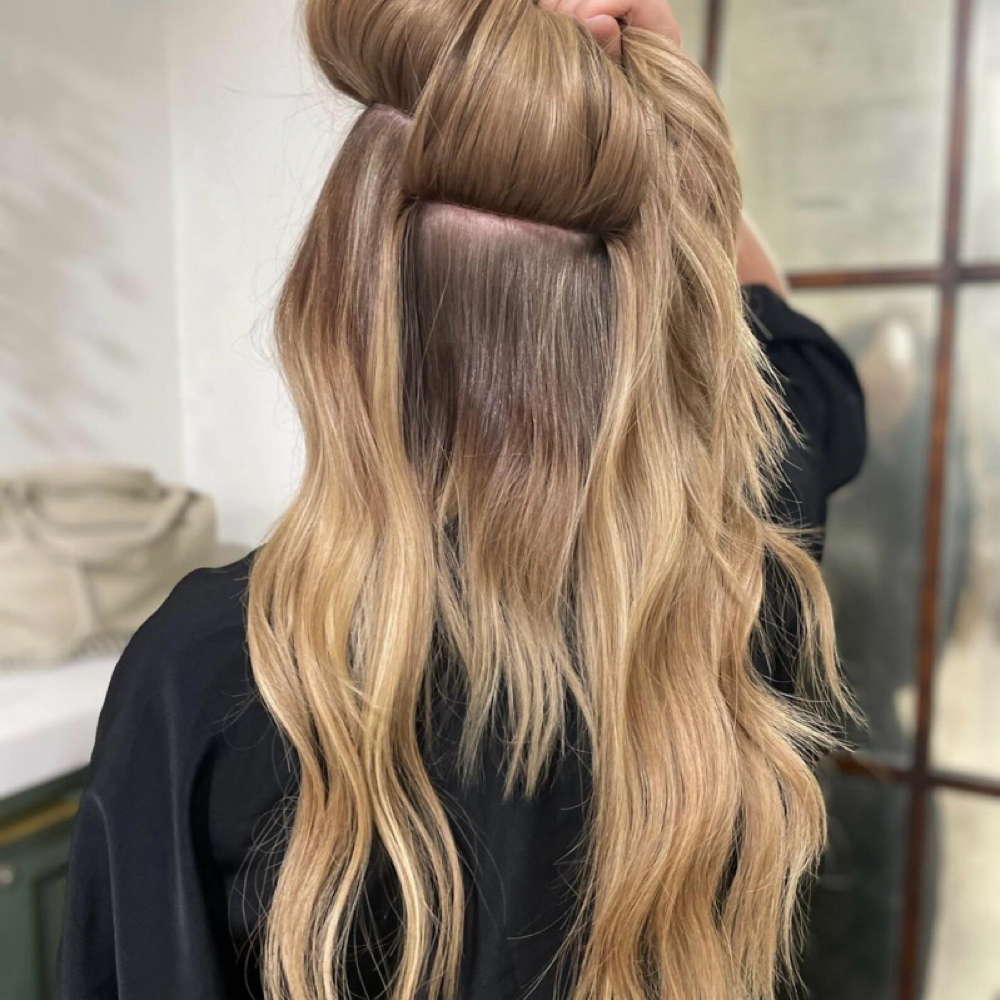Extension install at BB Salon & Spa in Lawrence, KS