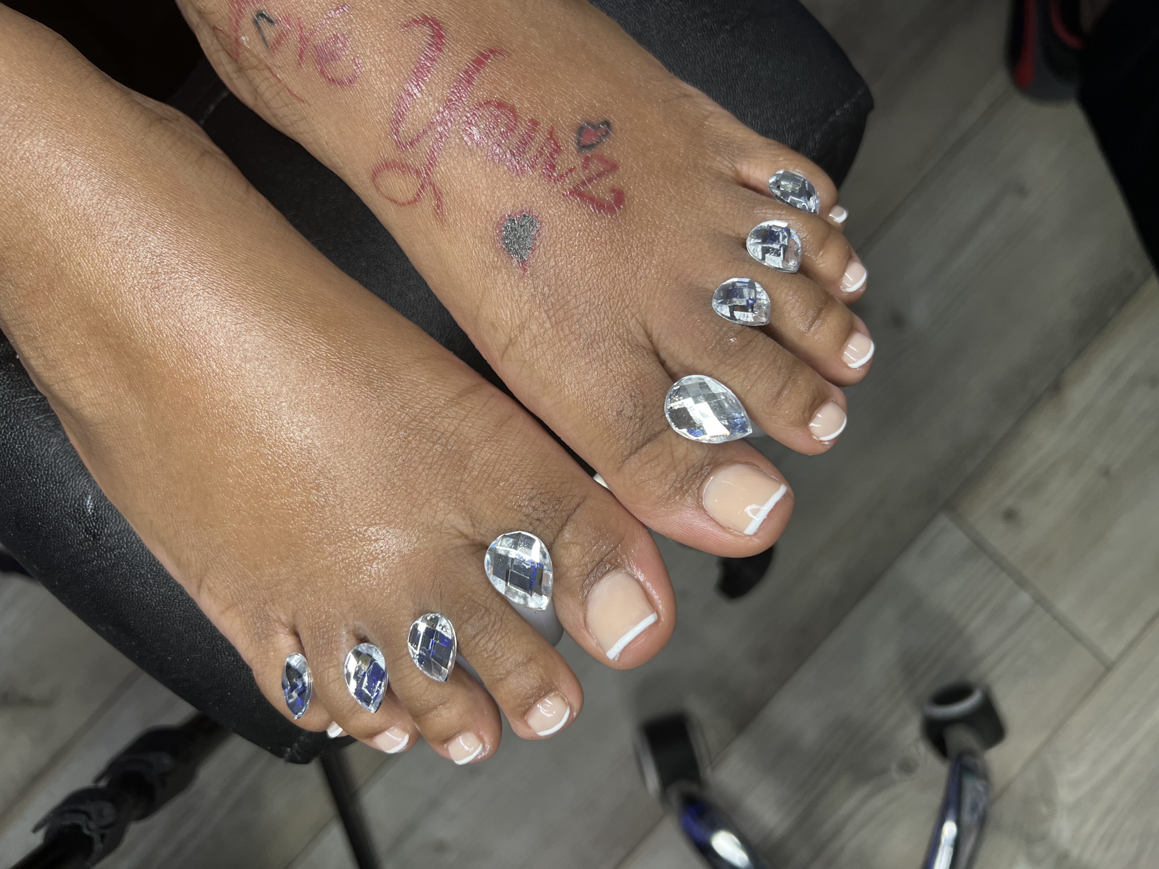 Bestie-Glam-Color Change Pedicure