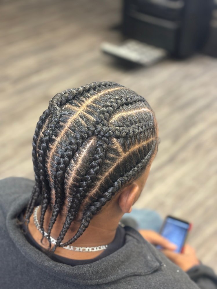 mens stitch braids