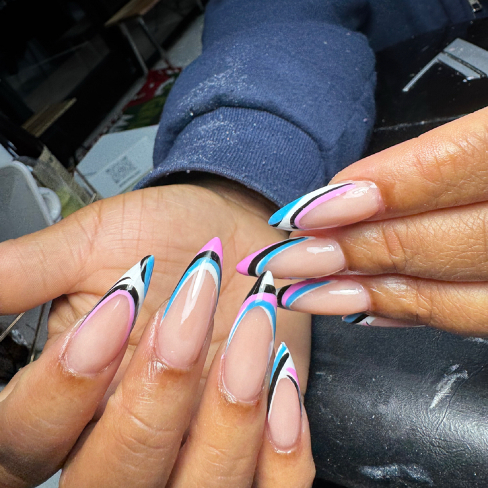 Shapes (almond, Stilleto) at Starz Nail & spa in North Carolina, NC