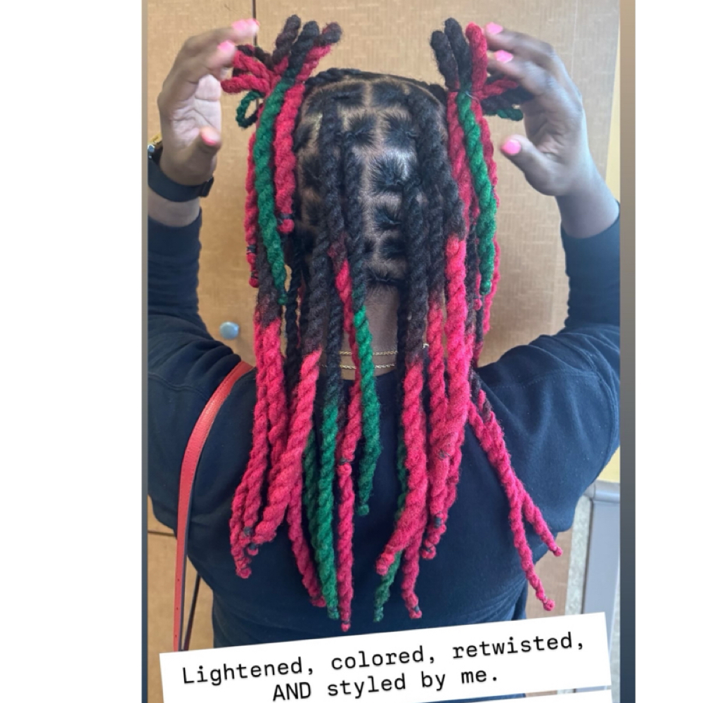 Haircoloring  - Color Included at Naffys Raw Locs LLC in Covington, GA