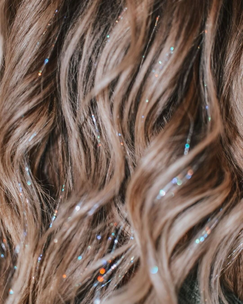 Hair Tinsel at Velvet Vines Hair in Moulton, AL