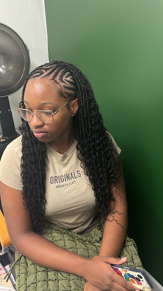 ( Feedin Braids) With Sew In