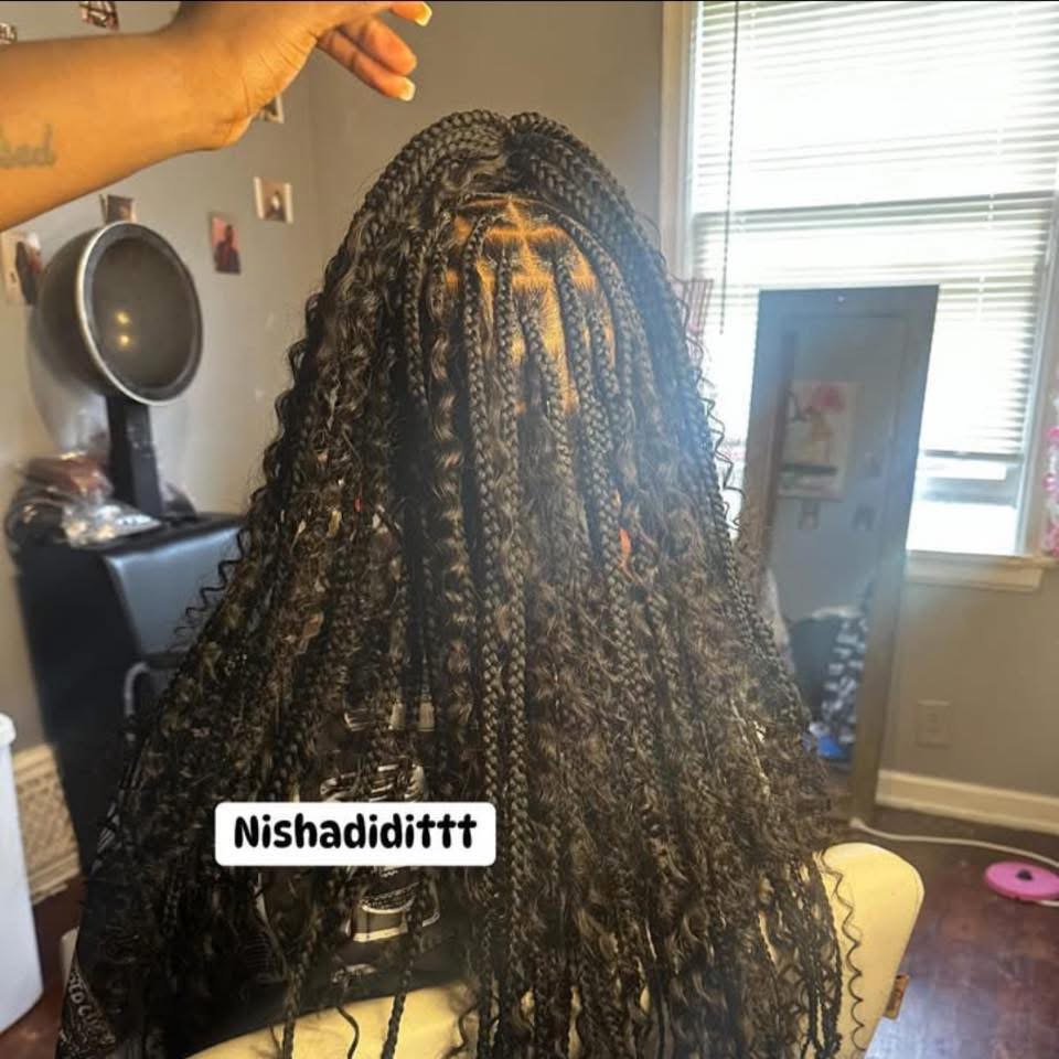 Small Boho Knotless