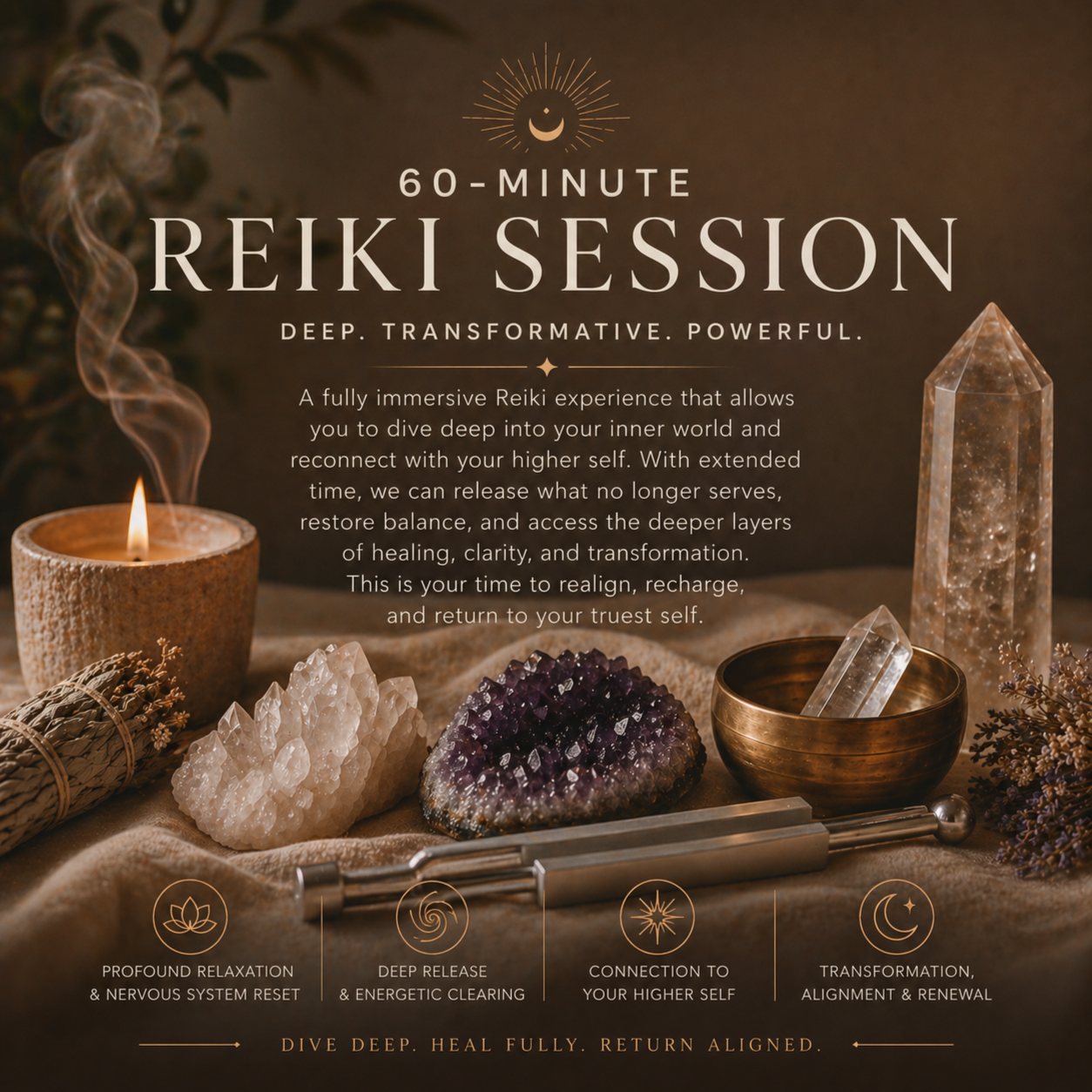 Sacred Soul Alignment (60 min) at Angelfire Reiki Healing in Noblesville, IN