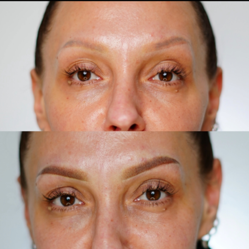 Powder Brows PMU - Initial