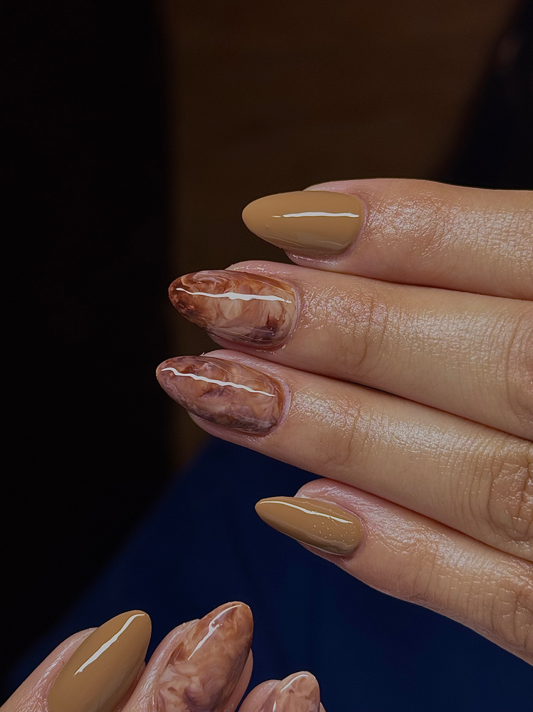 Marble/blooming Art Per Nail